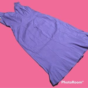 Jil Sander Vintage Lavander Tea Length Midi Dress